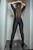 wetlook girl woman clothed wet black shiny leggings leotard bodysuit take shower long hair wetfoto