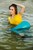 wetfoto wetlook girl skinny jeans t shirt gets soaking wet lake